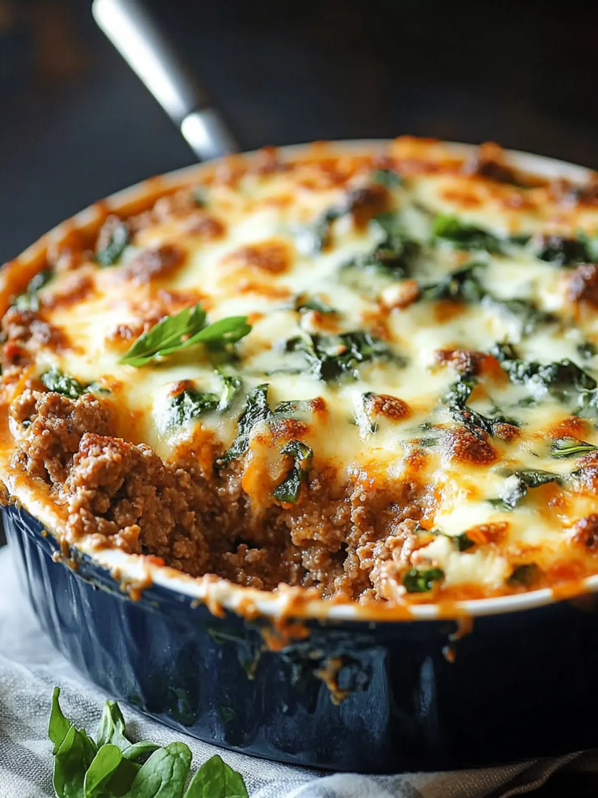 Ground Beef & Spinach Casserole: Your New Family Favorite! 3 Ground Beef & Spinach Casserole