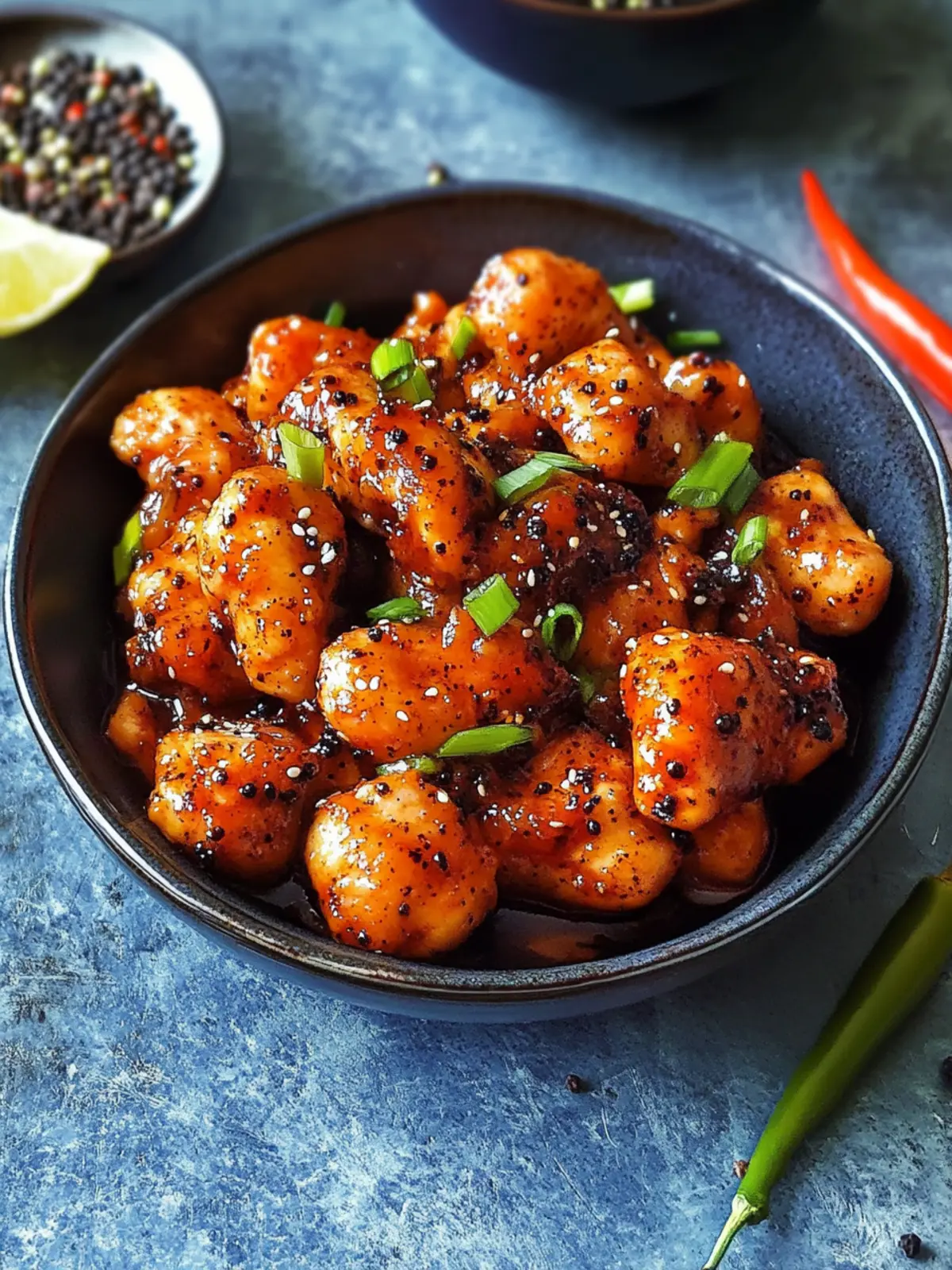 Savor the Heat with Spicy Black Pepper Chicken Recipe 3 Spicy Black Pepper Chicken