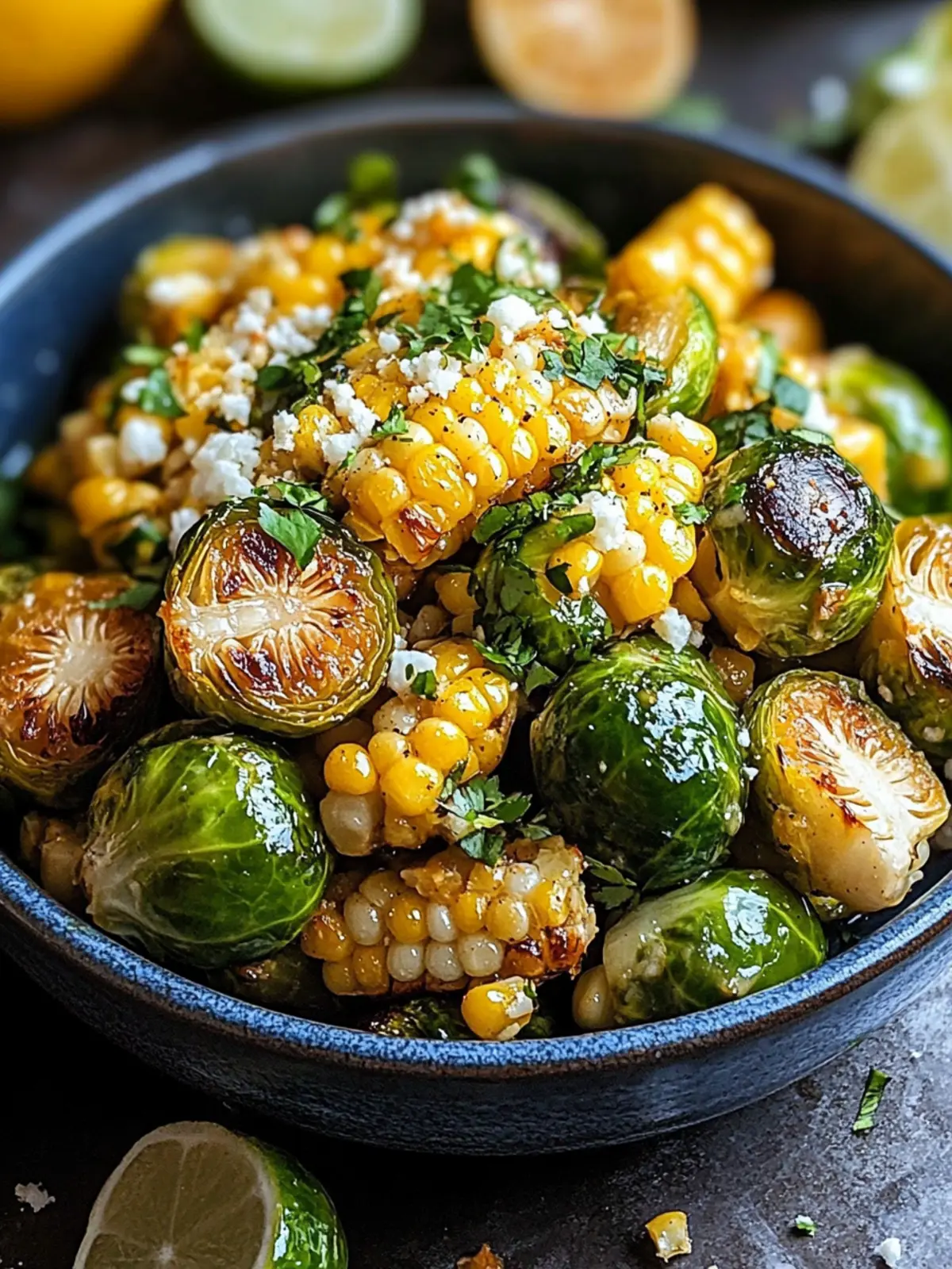 Savor the Flavor: Mexican Street Corn Brussels Sprouts Delight 3 Mexican Street Corn Brussels Sprouts