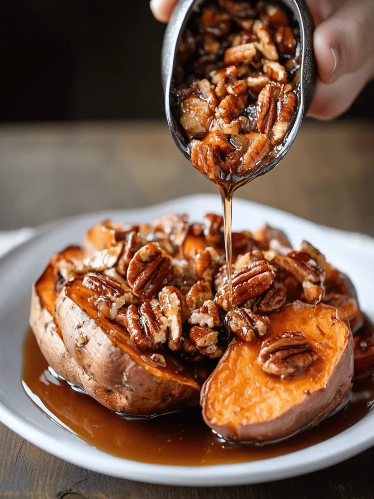 Melting Sweet Potatoes Roasted with Maple Pecan Sauce Delight 3 Melting Sweet Potatoes Roasted with Maple Pecan Sauce