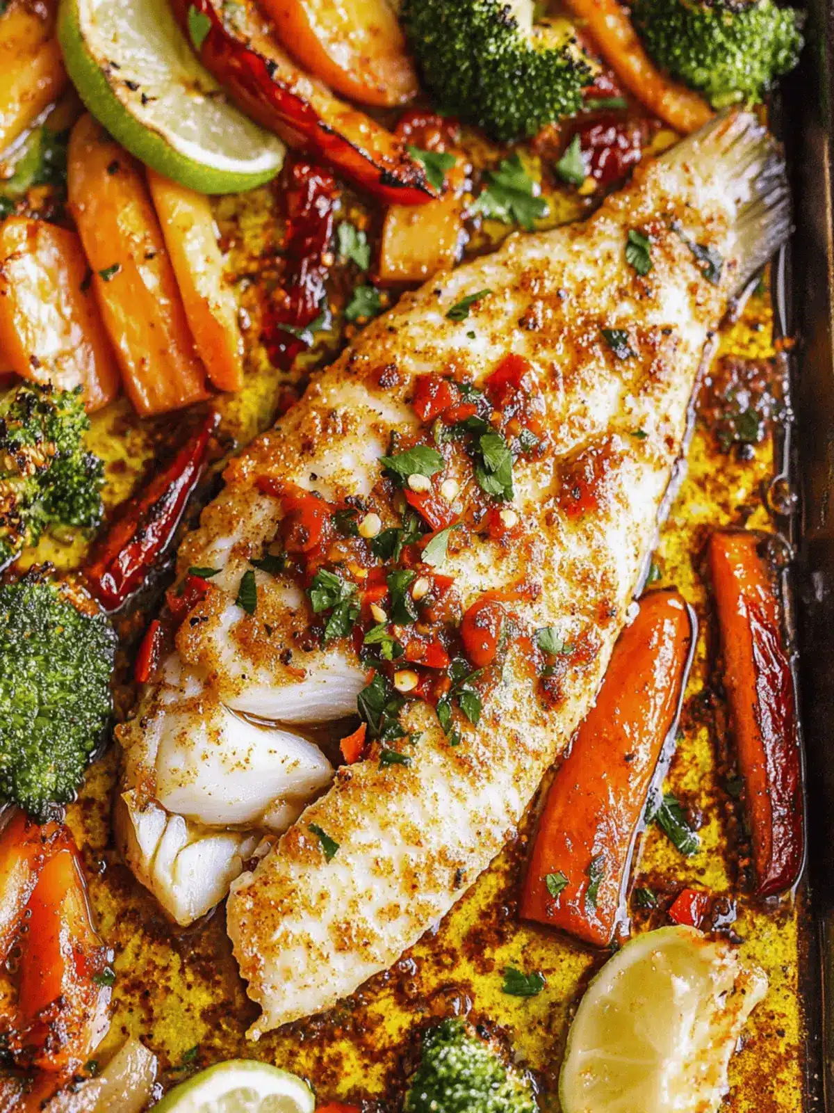 Easy Sheet-Pan Chili-Lime Tilapia with Veggies in 25 Minutes 2 Sheet-Pan Chili-Lime Tilapia with Veggies
