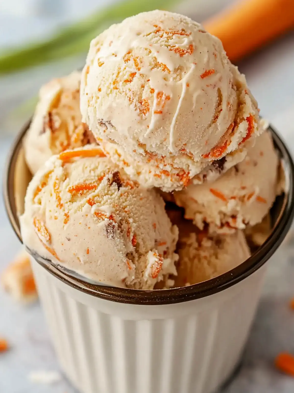 Creamy Carrot Cake Ice Cream: A Dreamy Dessert Delight 4 Carrot Cake Ice Cream (Creamy Dessert Treat)
