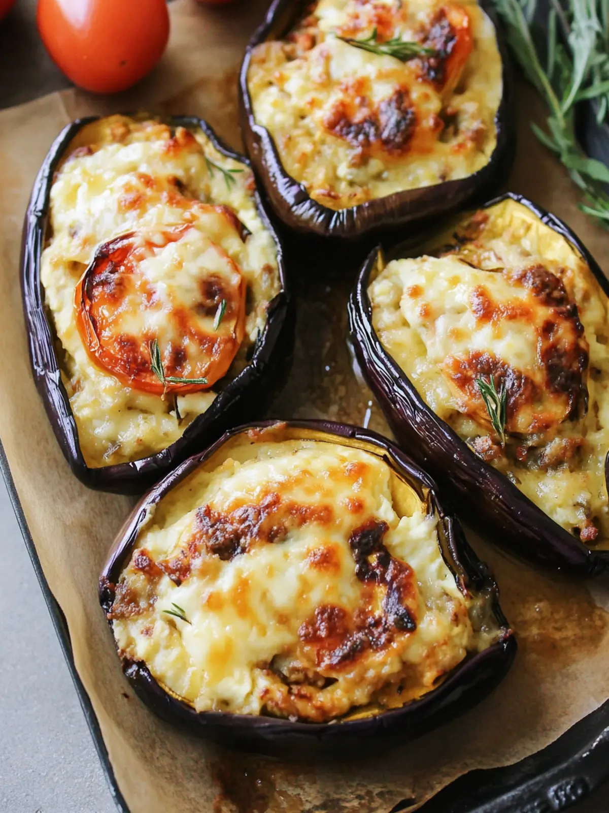 Greek Stuffed Eggplant: A Comforting Mediterranean Delight 2 Greek Stuffed Eggplant