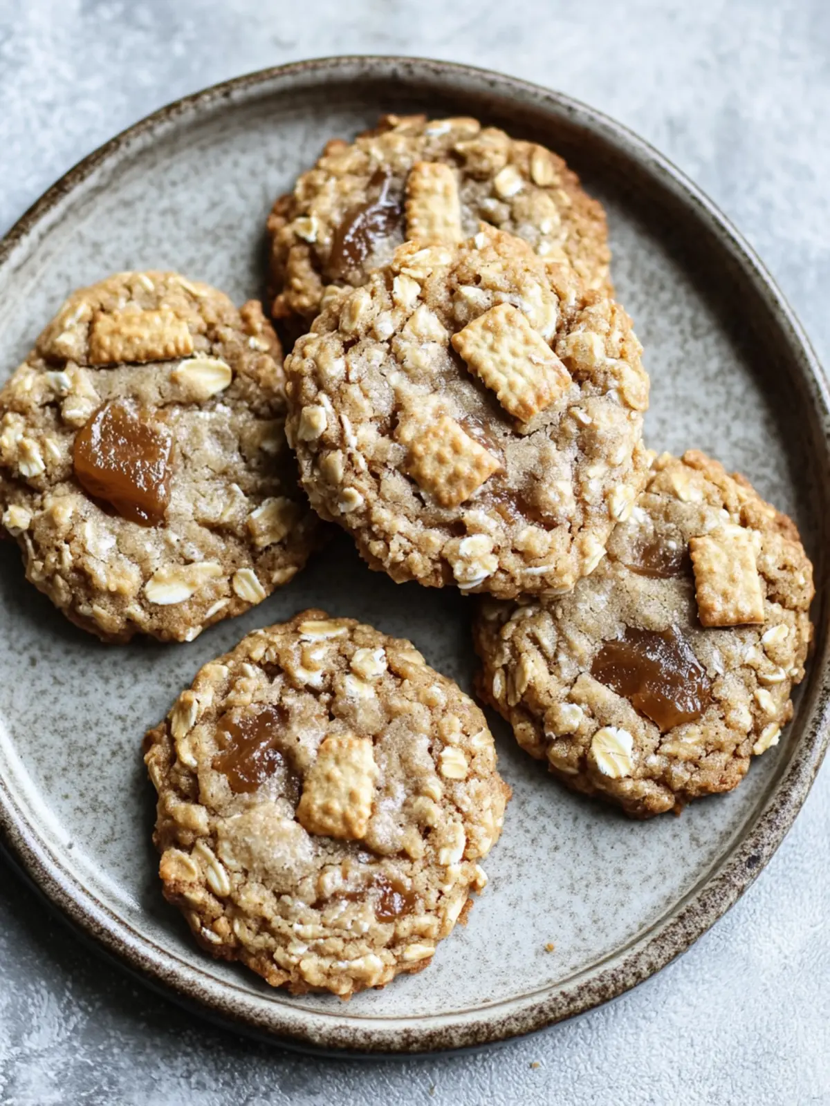 Graham Cracker Toffee Oatmeal Cookies That Wow Every Bite 3 Graham Cracker Toffee Oatmeal Cookies