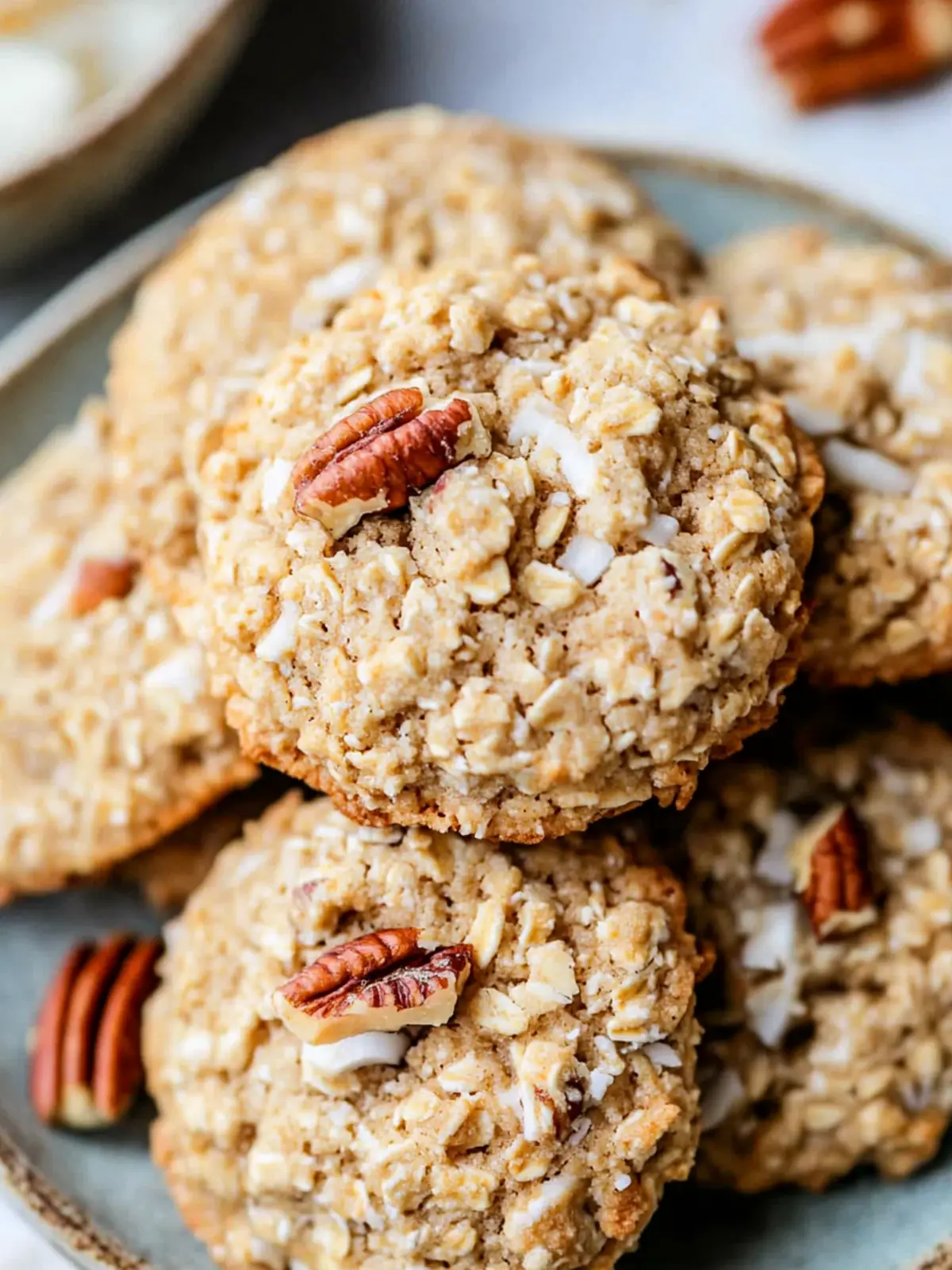 Coconut Oatmeal Pecan Cookies Your New Favorite Sweet Treat 3 Coconut Oatmeal Pecan Cookies