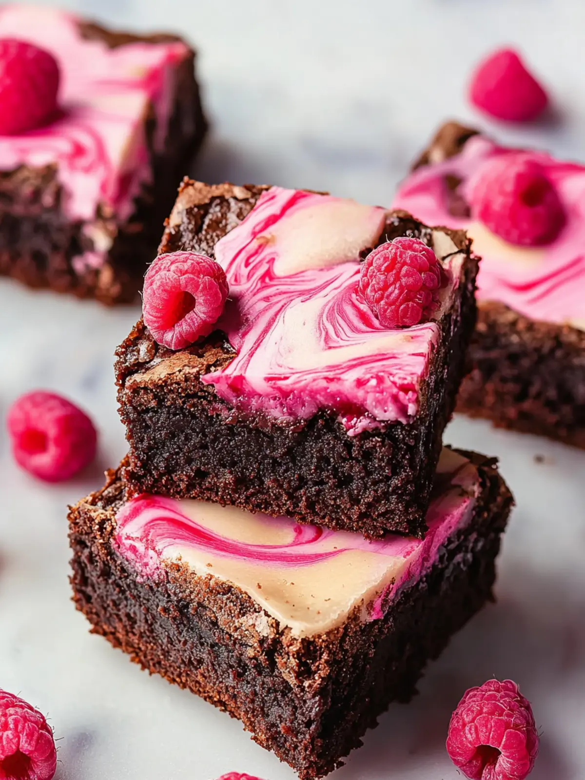 Fudgy Brownies & Pink Sugar Cookie Swirls for Love's Delight 2 Fudgy Brownies & Pink