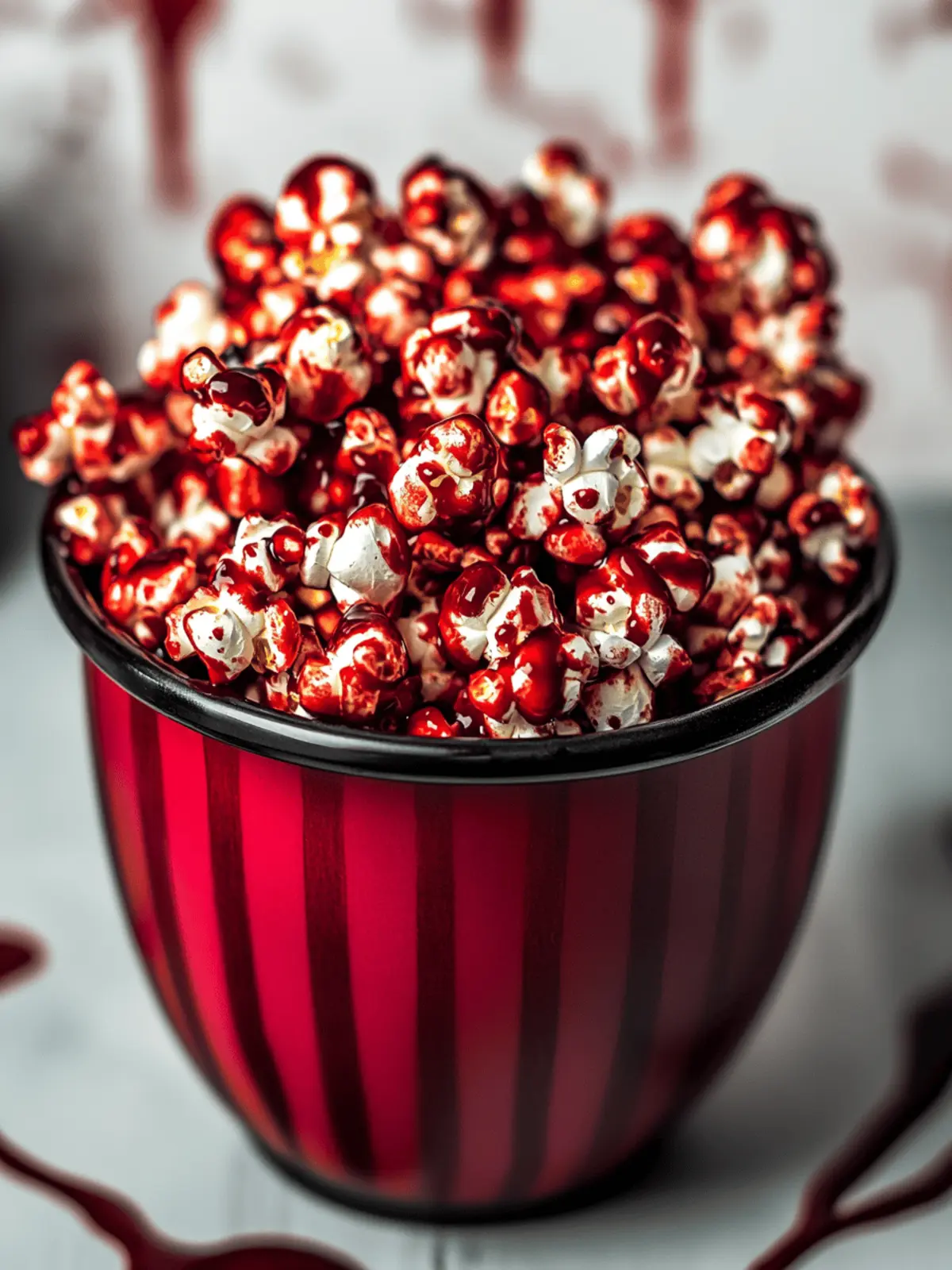 Savor the Fun with Bloody Red Velvet Popcorn Delight 2 Bloody Red Velvet Popcorn