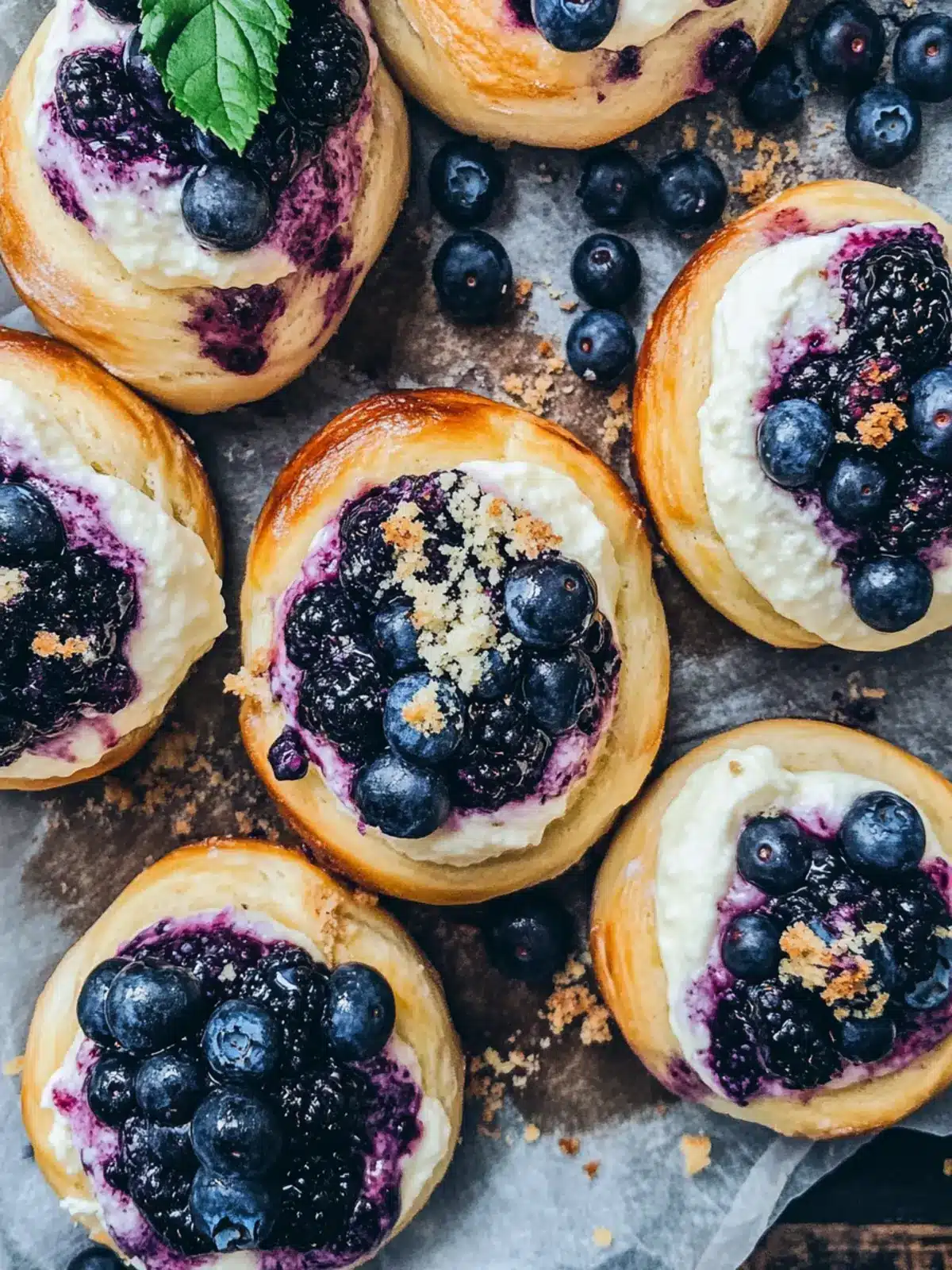 Blueberry Cheesecake Brioche Buns That Will Wow Your Breakfast 2 Blueberry Cheesecake Brioche Buns