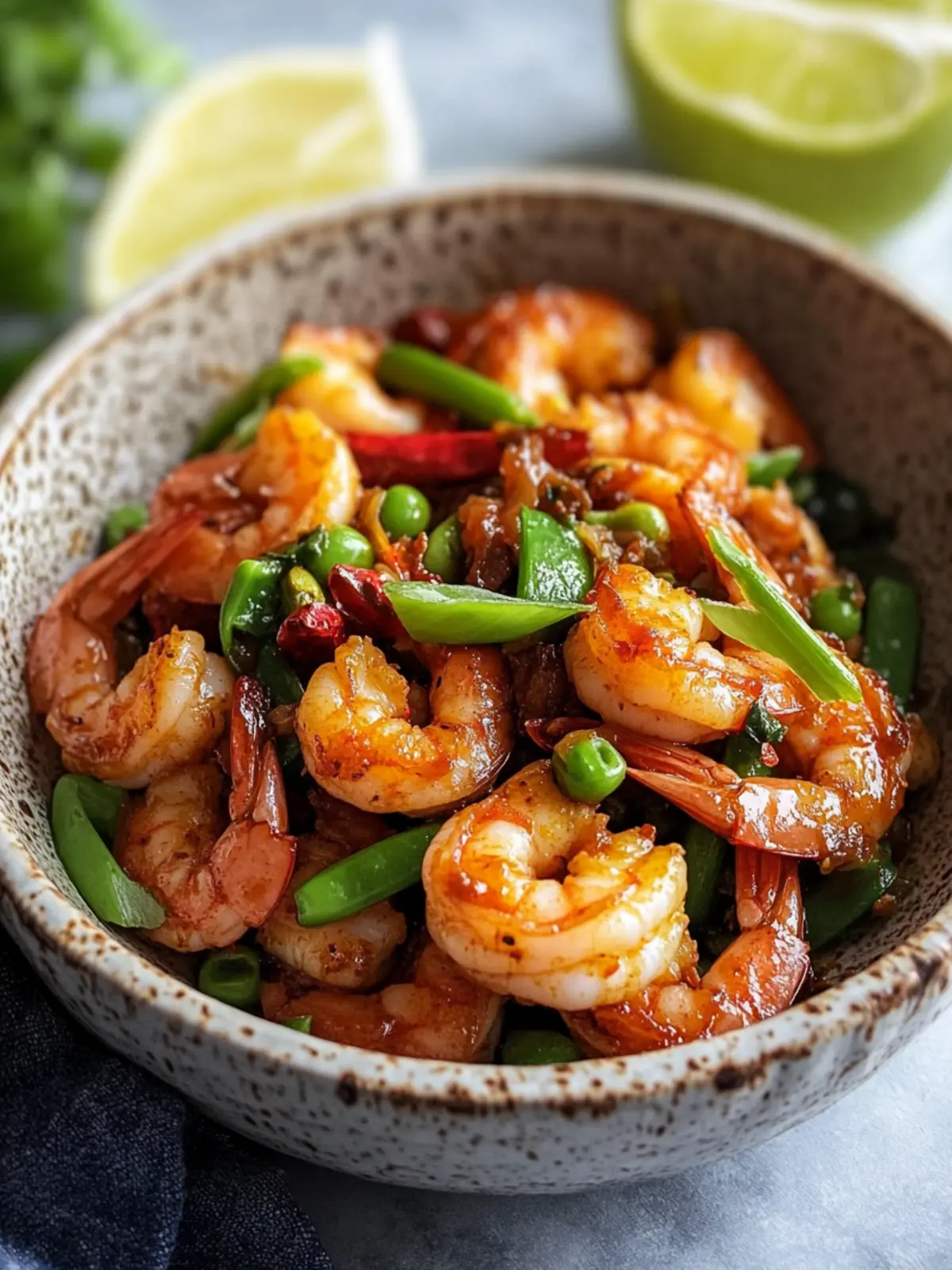 Spicy Prawns Stir Fry - Easy 7 Minute Dinner Delight 3 Spicy Prawns Stir Fry - Easy 7 minute