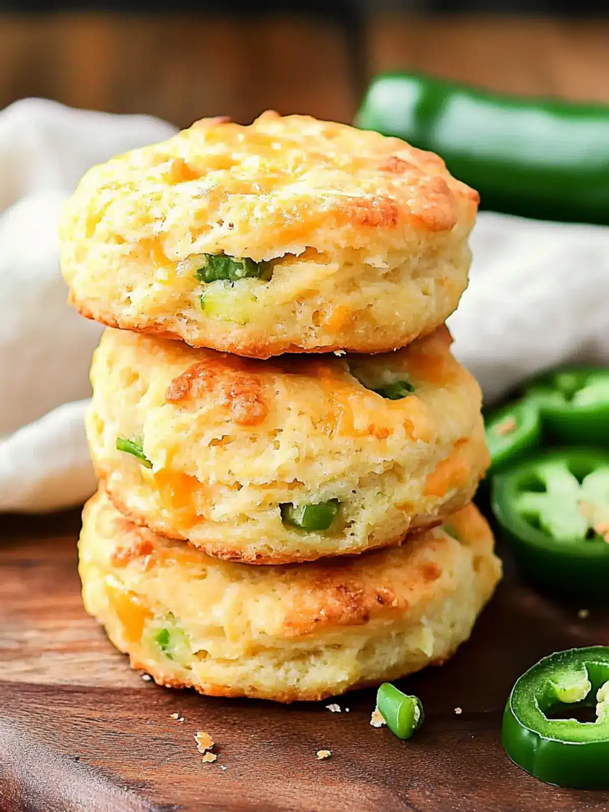 Spicy Jalapeño Cheddar Biscuits for Cheesy Cravings 4 Jalapeño Cheddar Biscuits