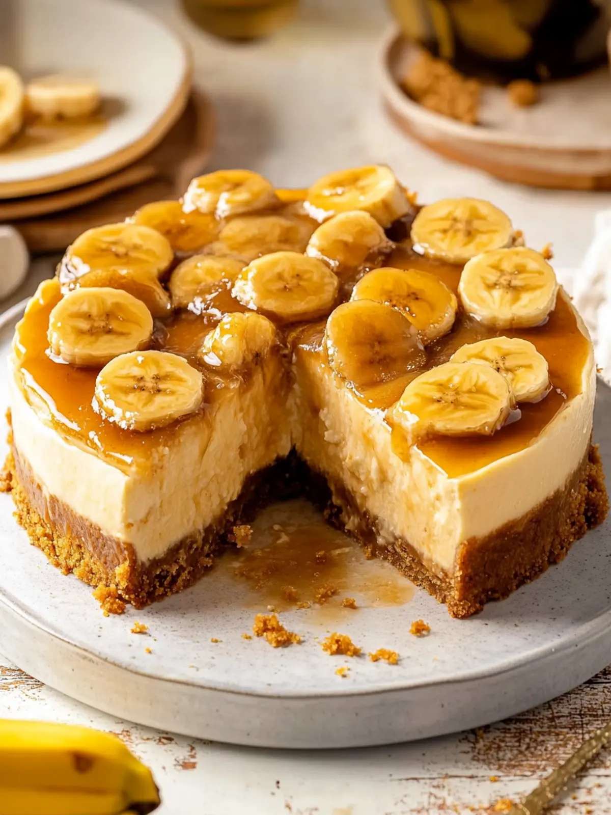 Irresistible Best Bananas Foster Cheesecake You ll Adore 2 BEST Bananas Foster Cheesecake