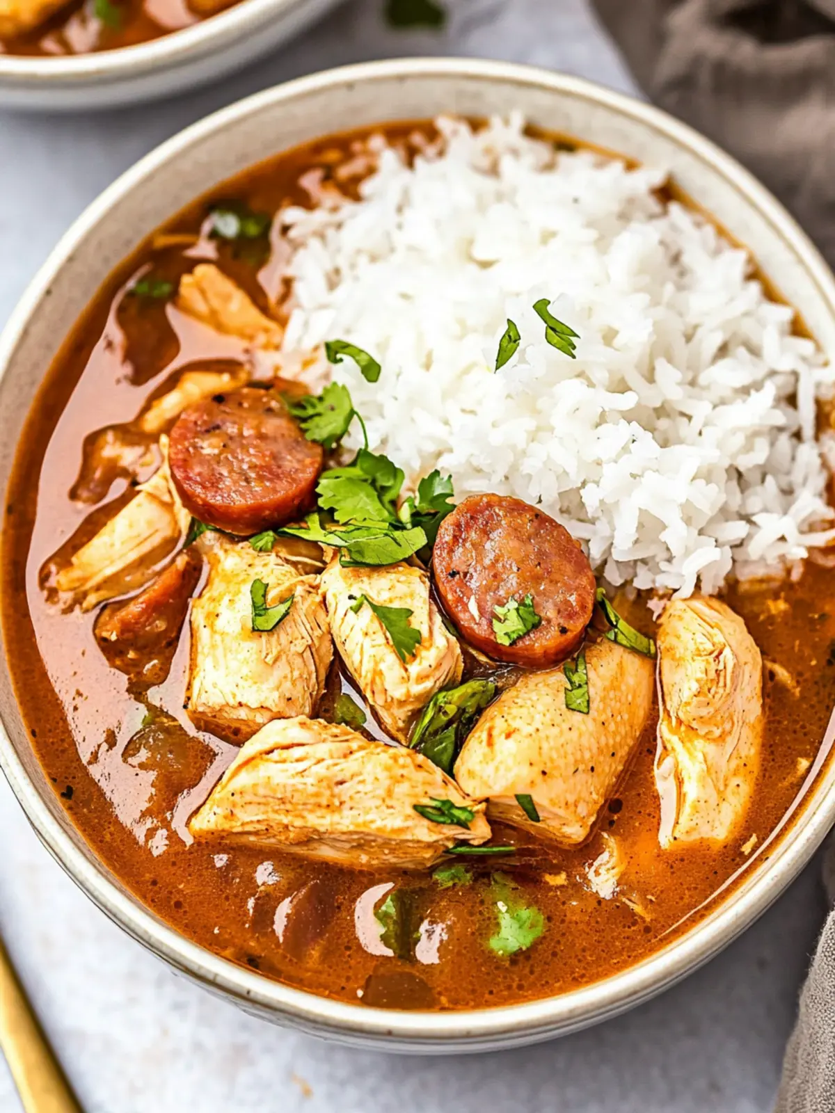 Savory Chicken and Sausage Gumbo for Cozy Nights In 2 Chicken and Sausage Gumbo