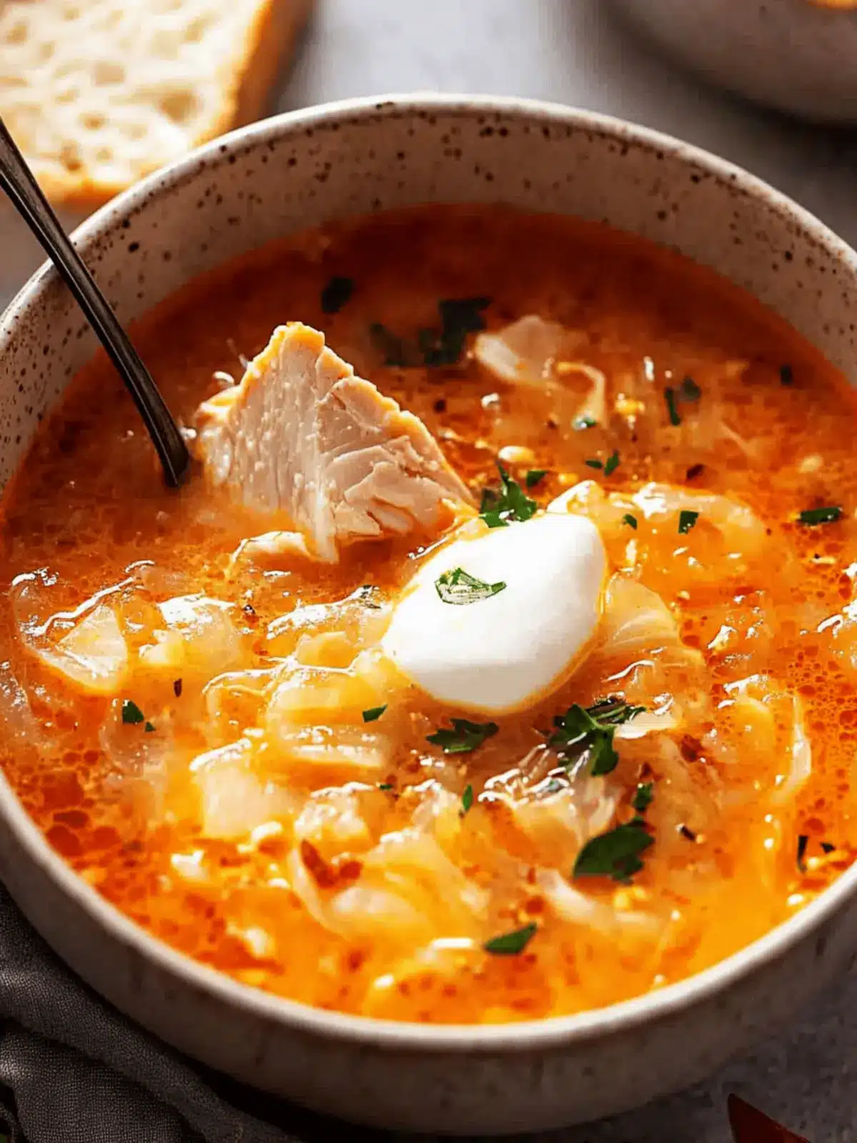 Hearty Sauerkraut Soup with Pork Ribs for Cozy Nights 3 Sauerkraut Soup