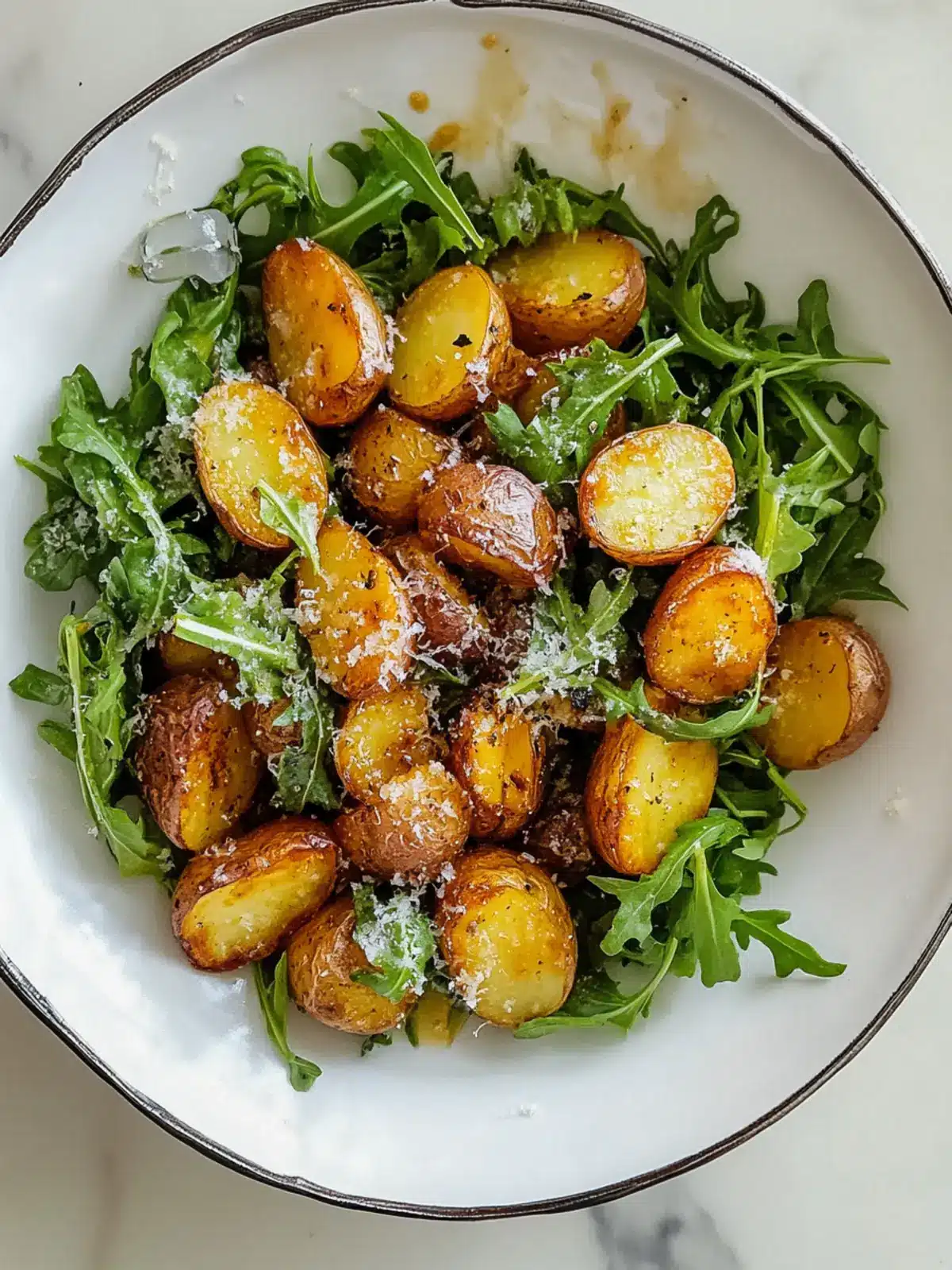 Savor the Flavor of Hot Honey Potatoes and Arugula Delight 2 Hot Honey Potatoes and Arugula