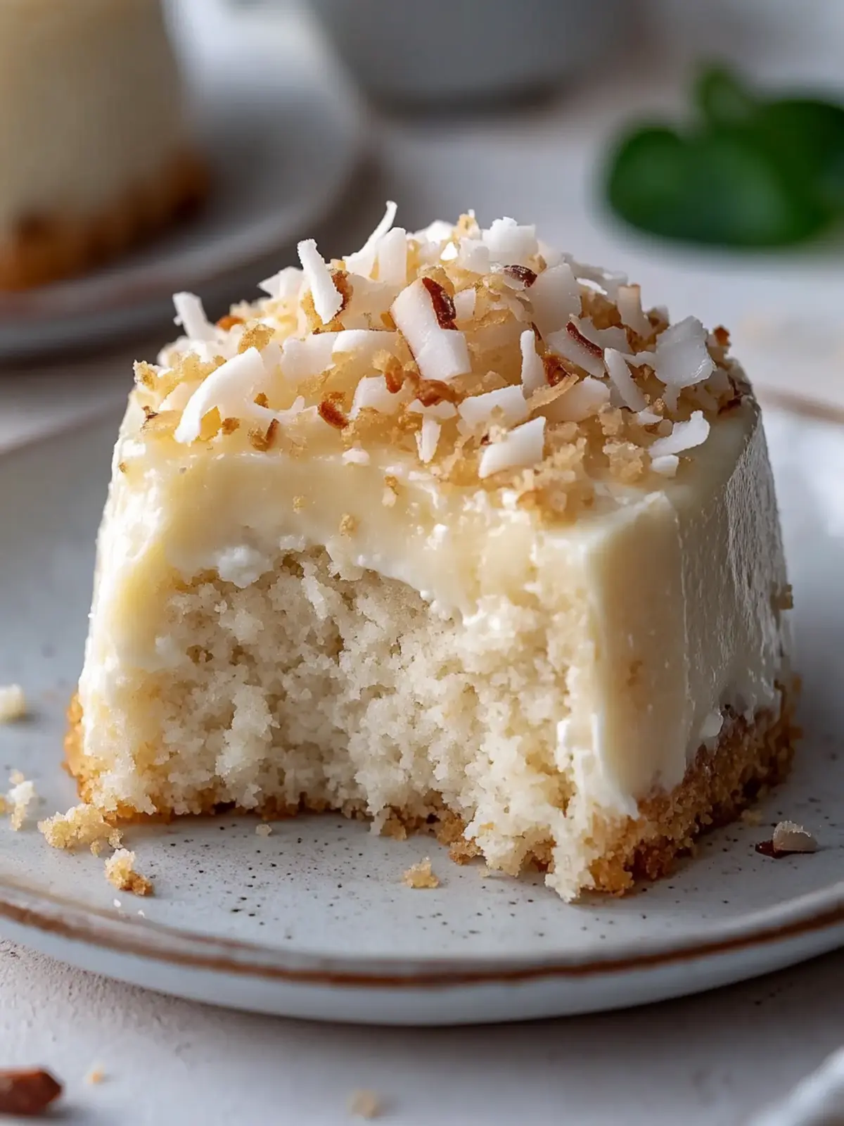 Whip Up Vanilla Coconut Cottage Cheese Cake Made Fast Today! 4 Vanilla Coconut Cottage Cheese Cake Made Fast