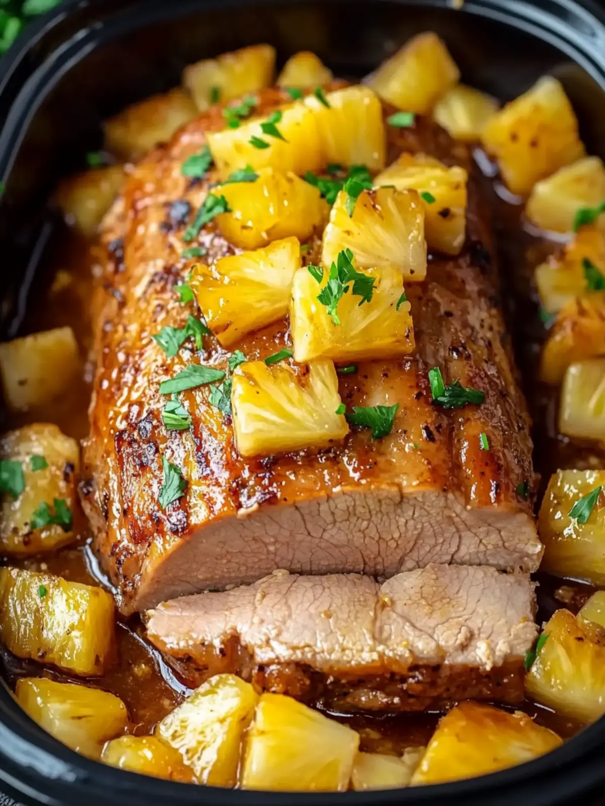 Savory Slow Cooker Pineapple Pork Loin for Ultimate Comfort Food 3 Slow Cooker Pineapple Pork Loin