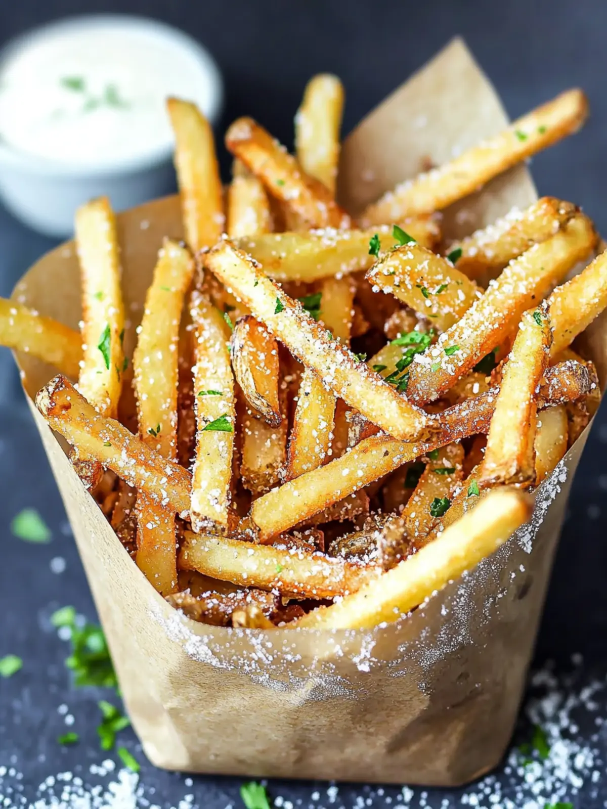 Irresistible Truffle Fries with Zesty Parmesan Aioli 3 Truffle Fries