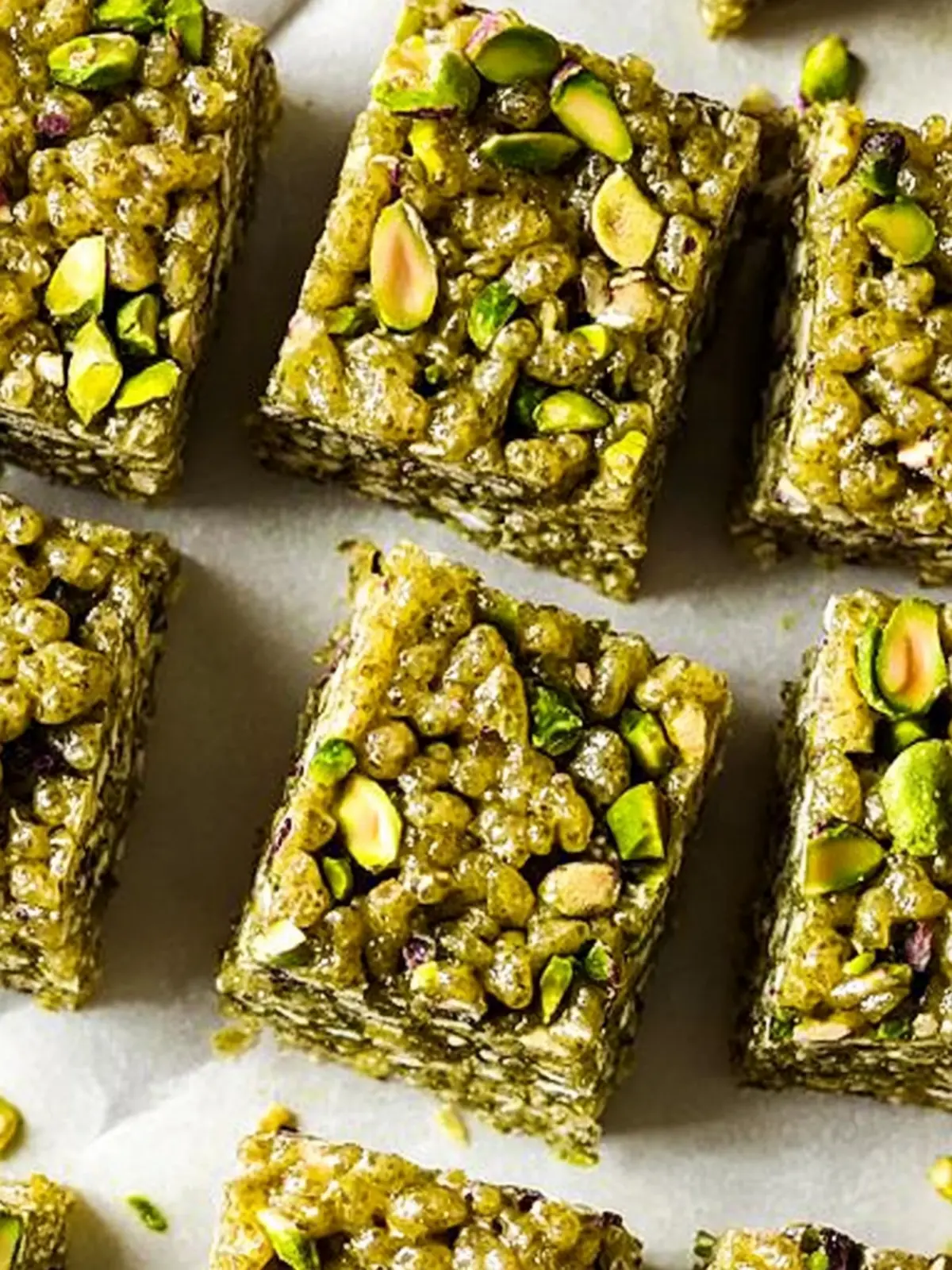 Deliciously Sweet Salted Pistachio Rice Krispie Treats 2 Salted Pistachio Rice Krispie Treats