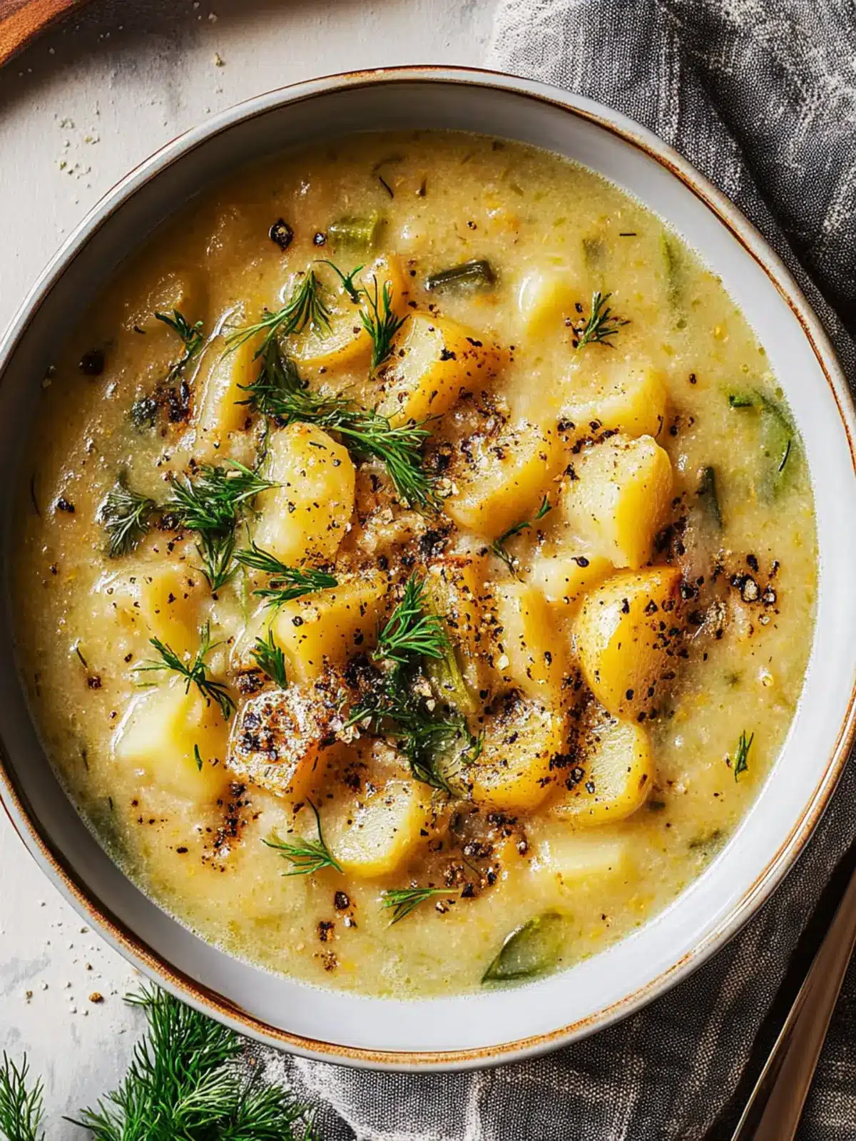 Cozy Up with Roasted Celery and Potato Soup Delight 3 Roasted Celery and Potato Soup