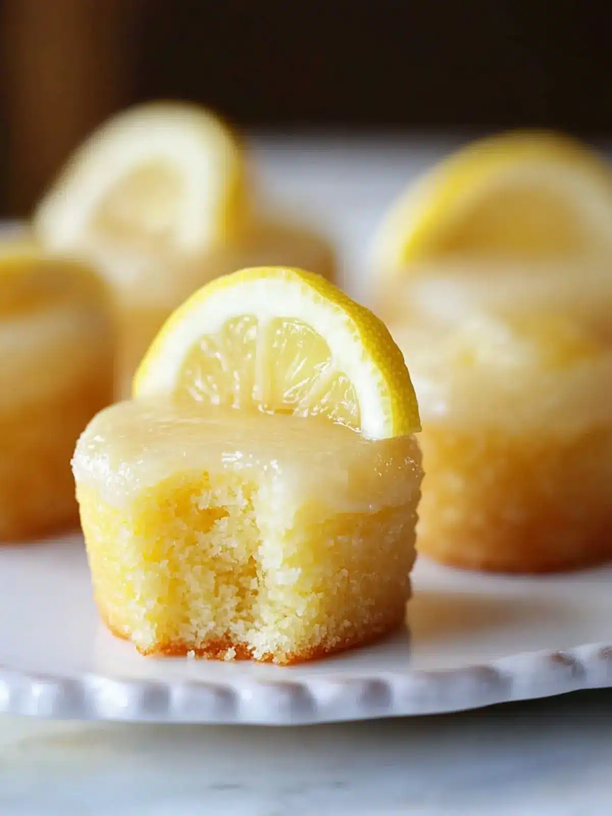 Irresistible Mini Lemon Drop Cakes You'll Love to Make 4 Mini Lemon Drop Cakes