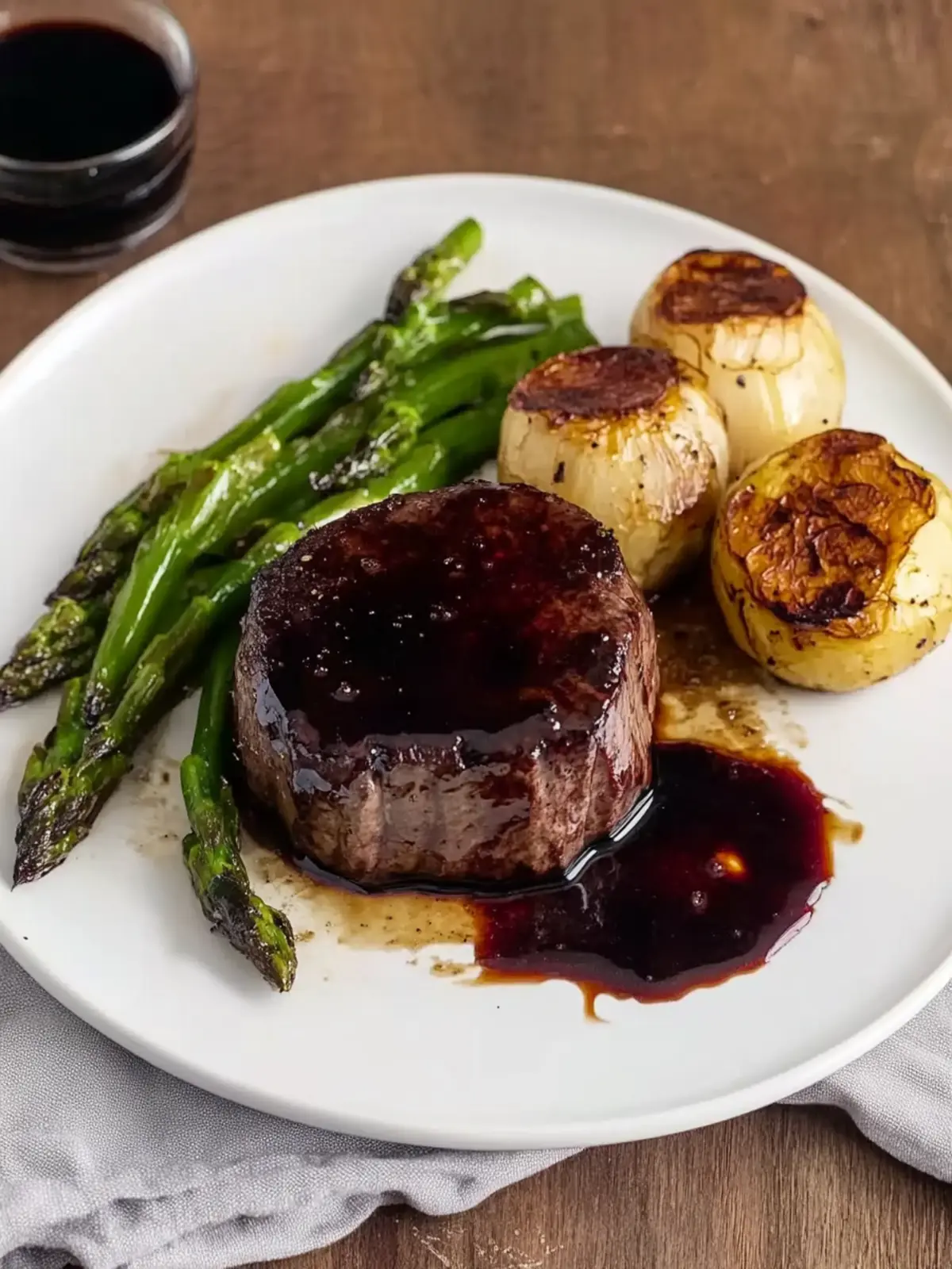 Savor Filet Mignon with Rich Balsamic Glaze Tonight 2 Filet Mignon with Rich Balsamic Glaze
