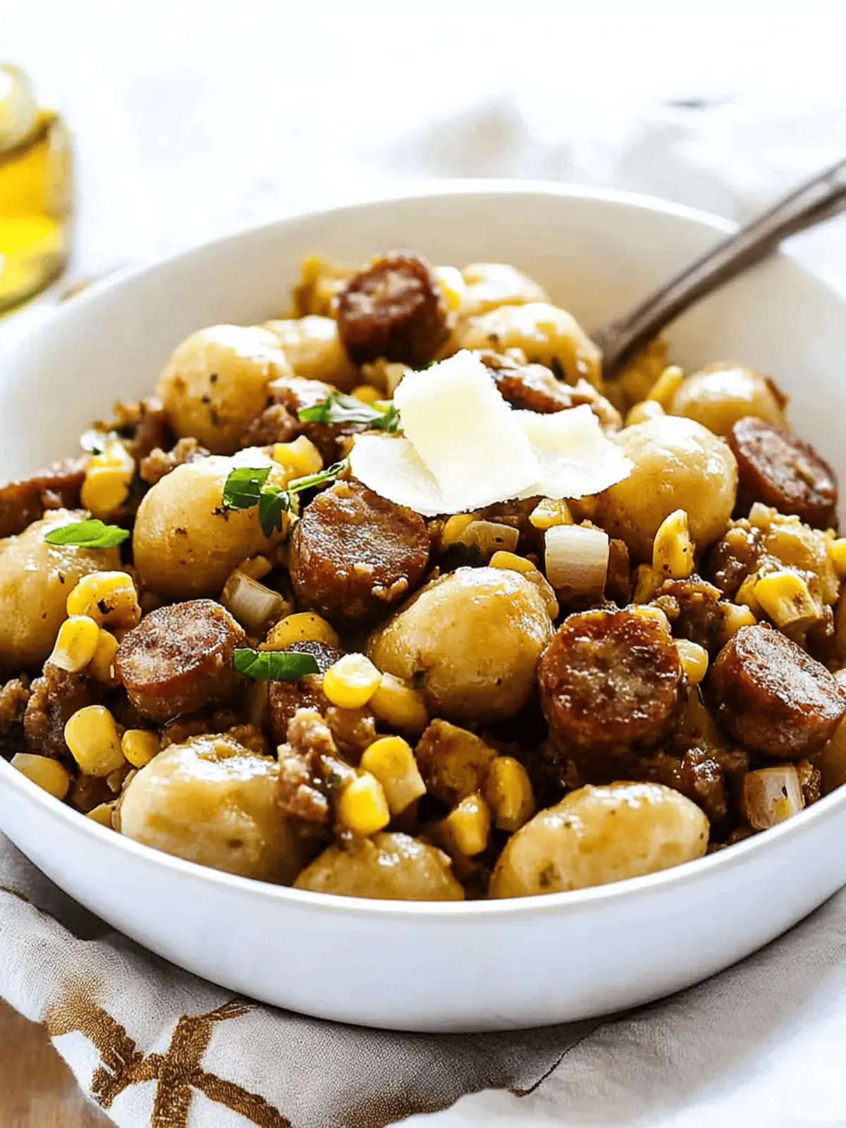 Savory Corn and Sausage Gnocchi for a Cozy Dinner Night 3 Corn and Sausage Gnocchi