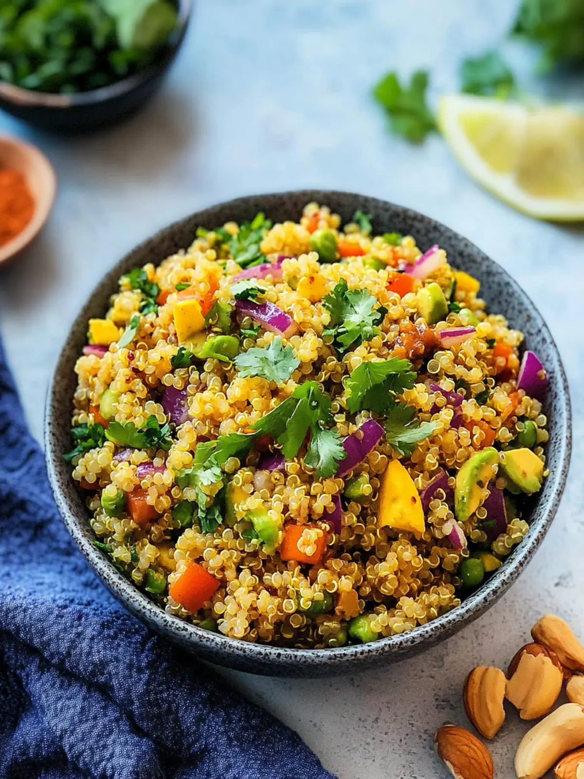 Delicious Curried Quinoa Salad for Healthy Meal Prep Bliss 2 Curried Quinoa Salad
