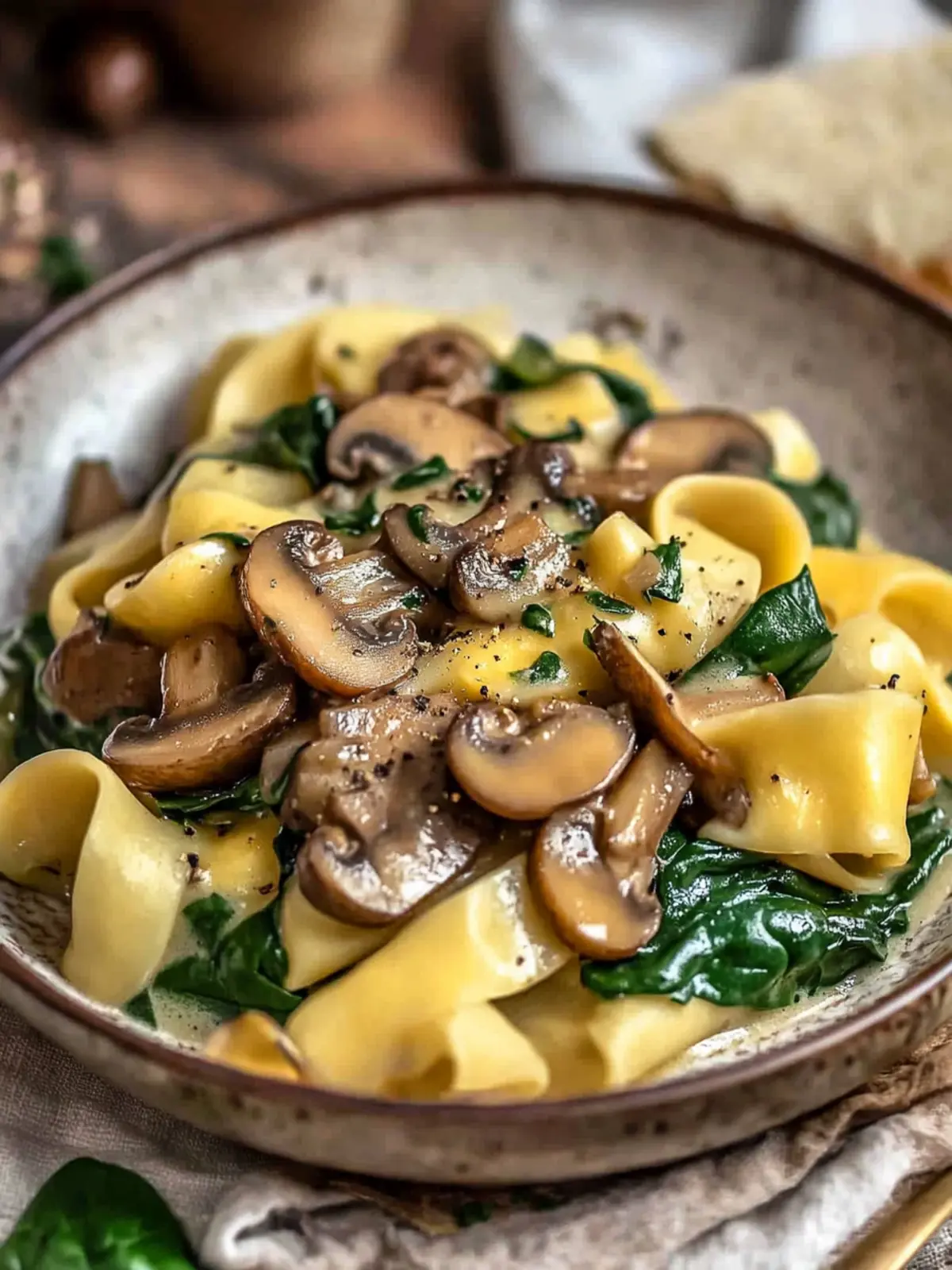 Vegan Mushrooms Spinach Stroganoff That's Pure Comfort Magic 3 Vegan Mushrooms Spinach Stroganoff