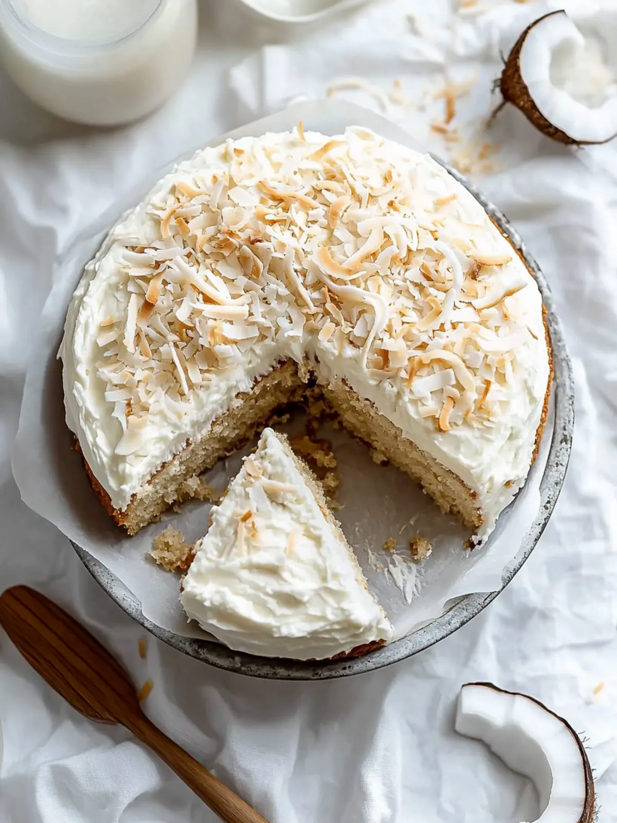 Irresistible Vegan Coconut Cake for Sweet Moments at Home 3 Vegan Coconut Cake
