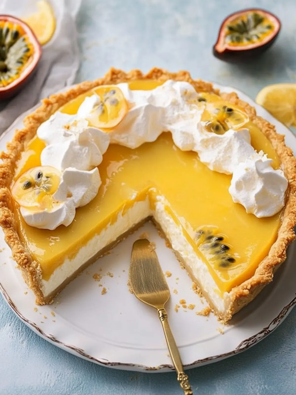 Irresistible Passion Fruit Pie to Brighten Your Day 3 Passion Fruit Pie