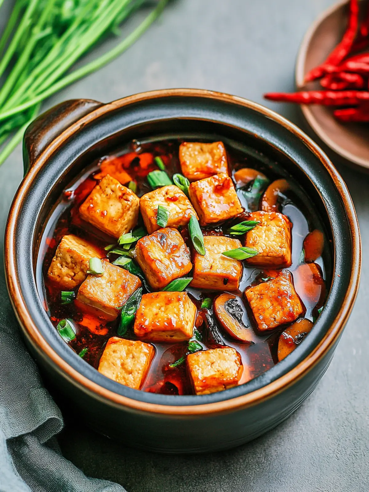 Savory Vietnamese Braised Tofu & Mushrooms You ll Love 4 Vietnamese Braised Tofu & Mushrooms