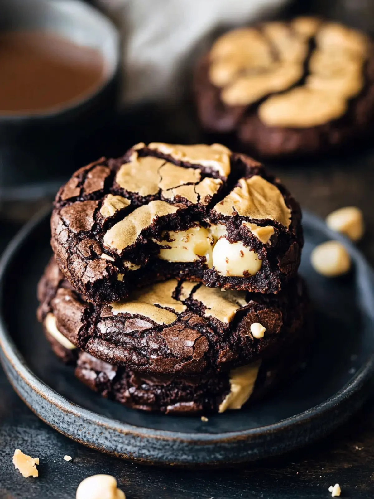 Decadent Caramelized White Chocolate Brownie Cookies Recipe 4 Caramelized White Chocolate Brownie Cookies