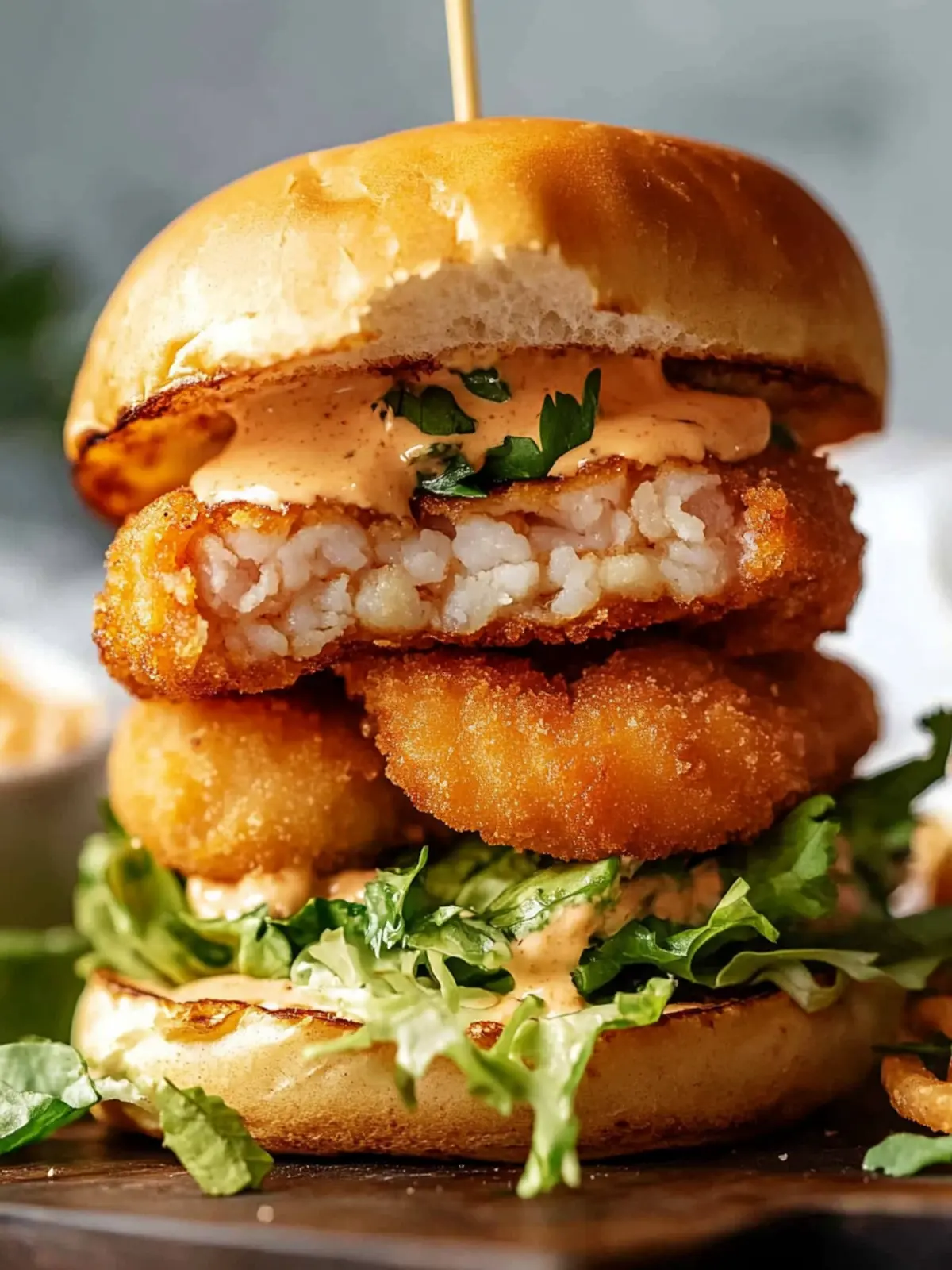 Crispy Prawn Burgers (Shrimp) That Beat Fast Food Anytime 4 Crispy Prawn Burgers (Shrimp)