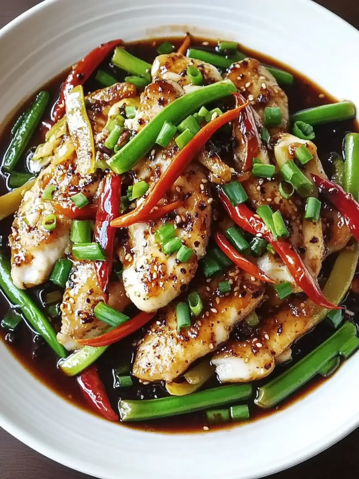 Cantonese Black Bean Sauce Fish Stir-Fry for Family Delight 4 Cantonese Black Bean Sauce Fish Stir-Fry