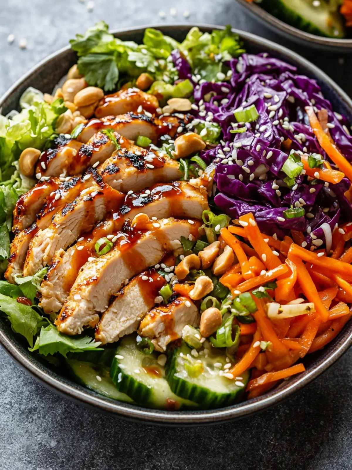 Crunchy Asian Sesame Chicken Salad for Ultimate Flavor Boost 2 Crunchy Asian Sesame Chicken Salad