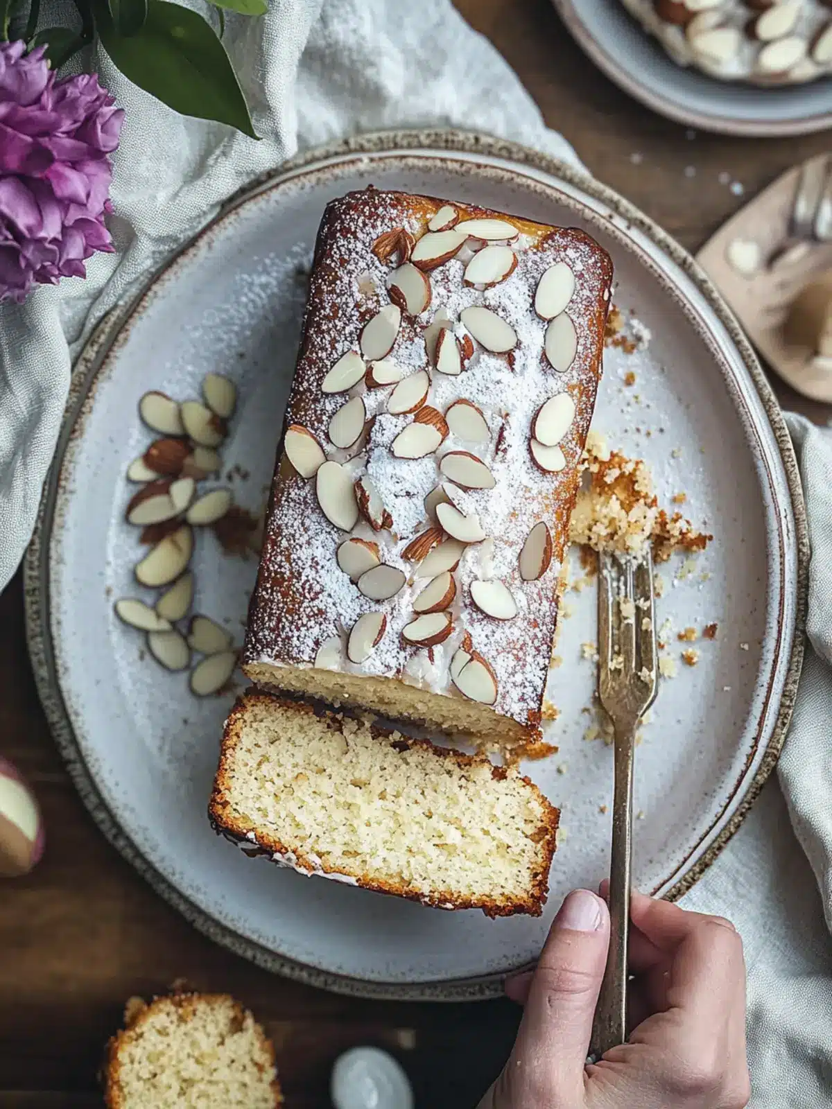 Almond Croissant Frangipane Loaf Cake: A Cozy Baking Delight 4 Almond Croissant Frangipane Loaf Cake