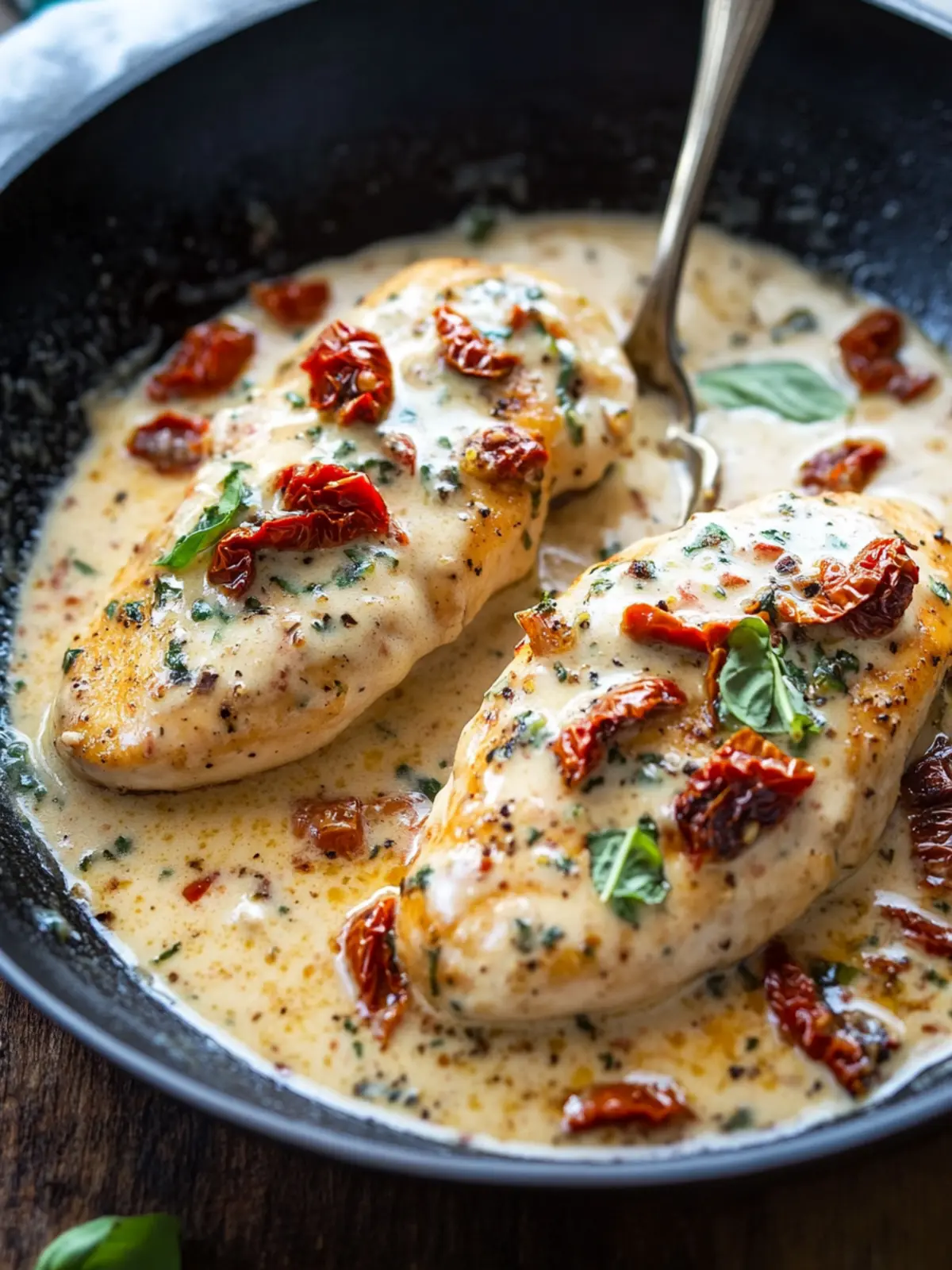 Easy Chicken in a Creamy Parmesan and Sundried Tomato Sauce 3 Chicken in a Creamy Parmesan and Sundried Tomato Sauce